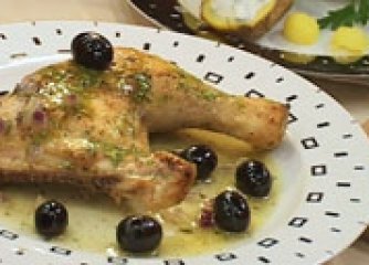 Пиле с маслини