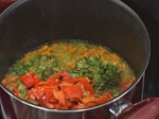 Супа от броколи с печени чушки 2