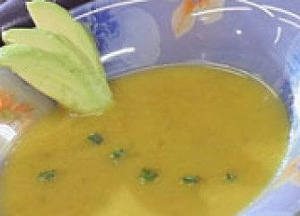 Морковена супа с джинджифил и авокадо