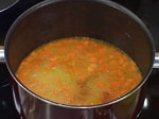 Крем супа от моркови с пяна от коприва 2