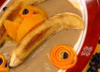Банани в сос "Мока"