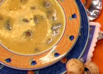 Виенска картофена супа с гъби