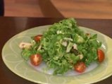 Зелена салата с аспержи и рулца от раци 5