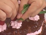 Шоколадова торта с малинов баварски крем 10