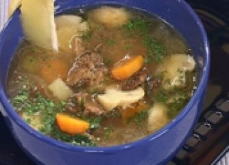 Супа с челядинки и печурки