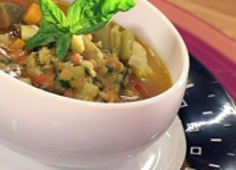 Зеленчукова супа с писту