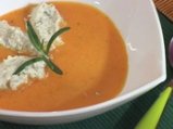 Супа с червени чушки и сирене "Крема"