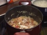 Заек кавърма кебап върху ориз с царевица и грах 2
