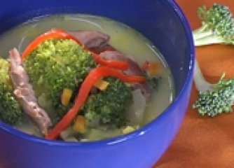 Супа от заешко с броколи