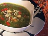 Зелена супа с три варива