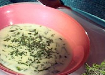 Млечна супа с леворда