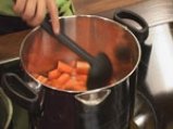 Крем супа от моркови с лук и кашу 2