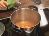 Крем супа от моркови с лук и кашу 5