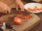 Пенне ригате с тиквички, пресни домати и маслини 6
