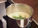 Млечна супа със зеленчуци и малко магданоз 8