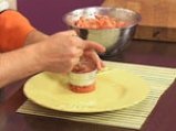 Скумрия на грил с тиквички и доматено сорбе 8