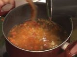 Супа от леща с макарони 6