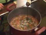 Супа от леща с макарони 9