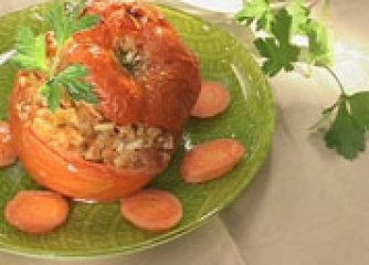 Пълнени домати с кайма и ориз
