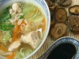Китайска пилешка супа със зеле