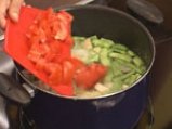 Пасирана зеленчукова крем супа с крутони 2