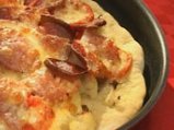 Пица с карфиол и шпеков салам