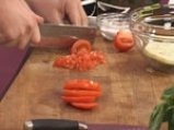 Милфьой от патладжан и домати 2