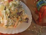 Индийска лятна салата с шафран и пиле