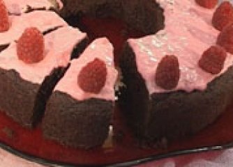 Шоколадов кейк с малини „Сюрприз“