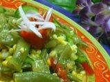 Царевична салата със зелен фасул