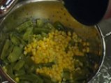 Царевична салата със зелен фасул 2