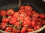 Саганаки с кашкавал и чери домати 3