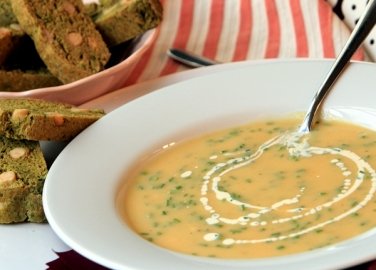 Картофена супа с див лук