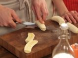 Фламбирани банани със сметанов крем