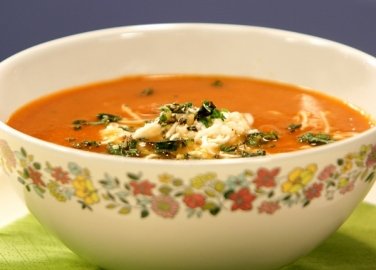 Доматена супа с нахут