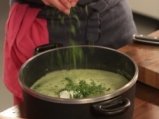 Пролетна супа със зелен лук 4