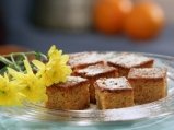 Царевичен кейк с мед и лимони