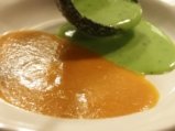 Зелено-оранжева крем супа 5