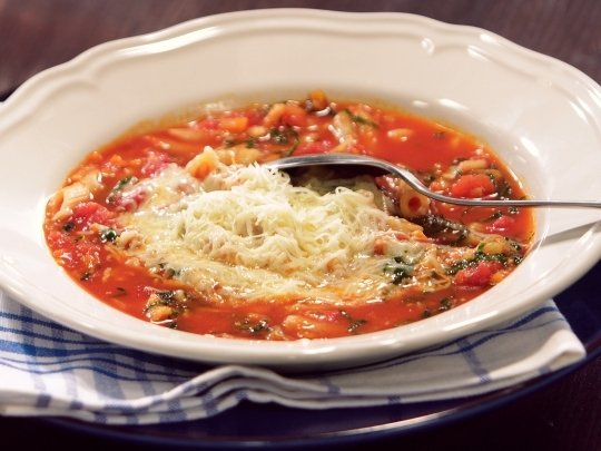Пикантна доматена супа